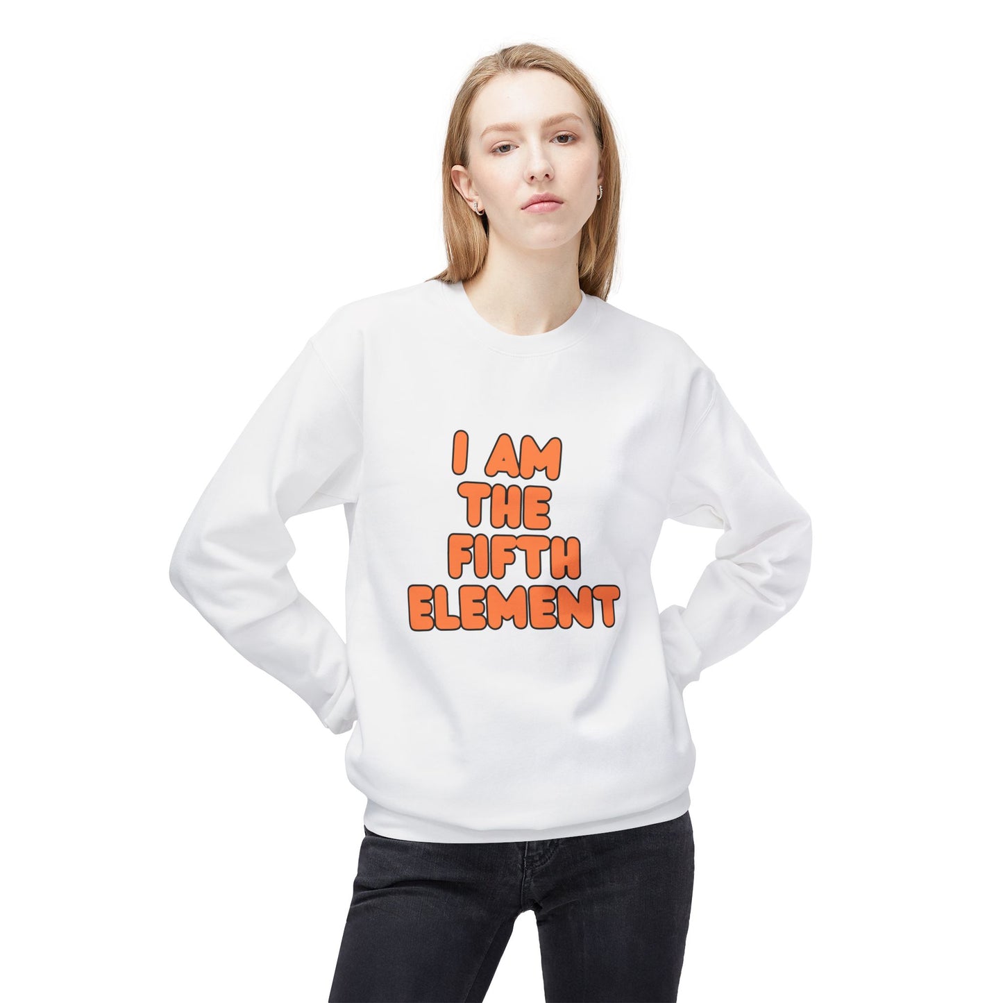 I Am The Fifth Element - Plasma Unisex Midweight Softstyle Fleece Crewneck Sweatshirt