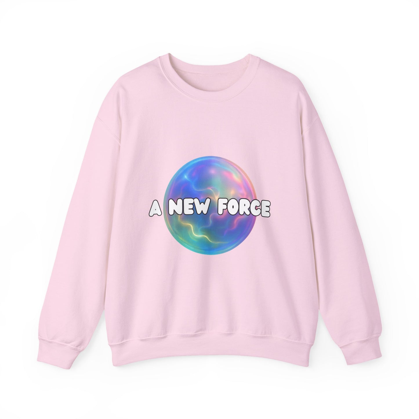 A New Force Crewneck Sweatshirt, Unisex Sweatshirt, Graphic Sweater, Casual Fashion, Comfortable Layering