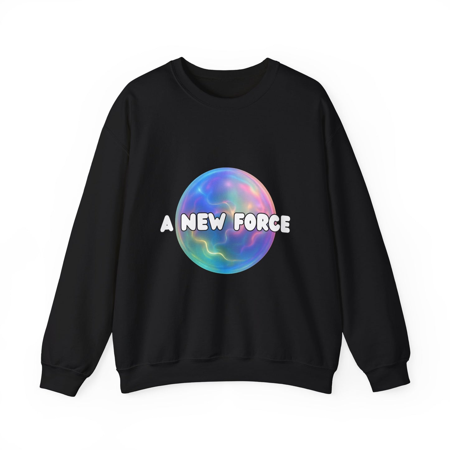 A New Force Crewneck Sweatshirt, Unisex Sweatshirt, Graphic Sweater, Casual Fashion, Comfortable Layering