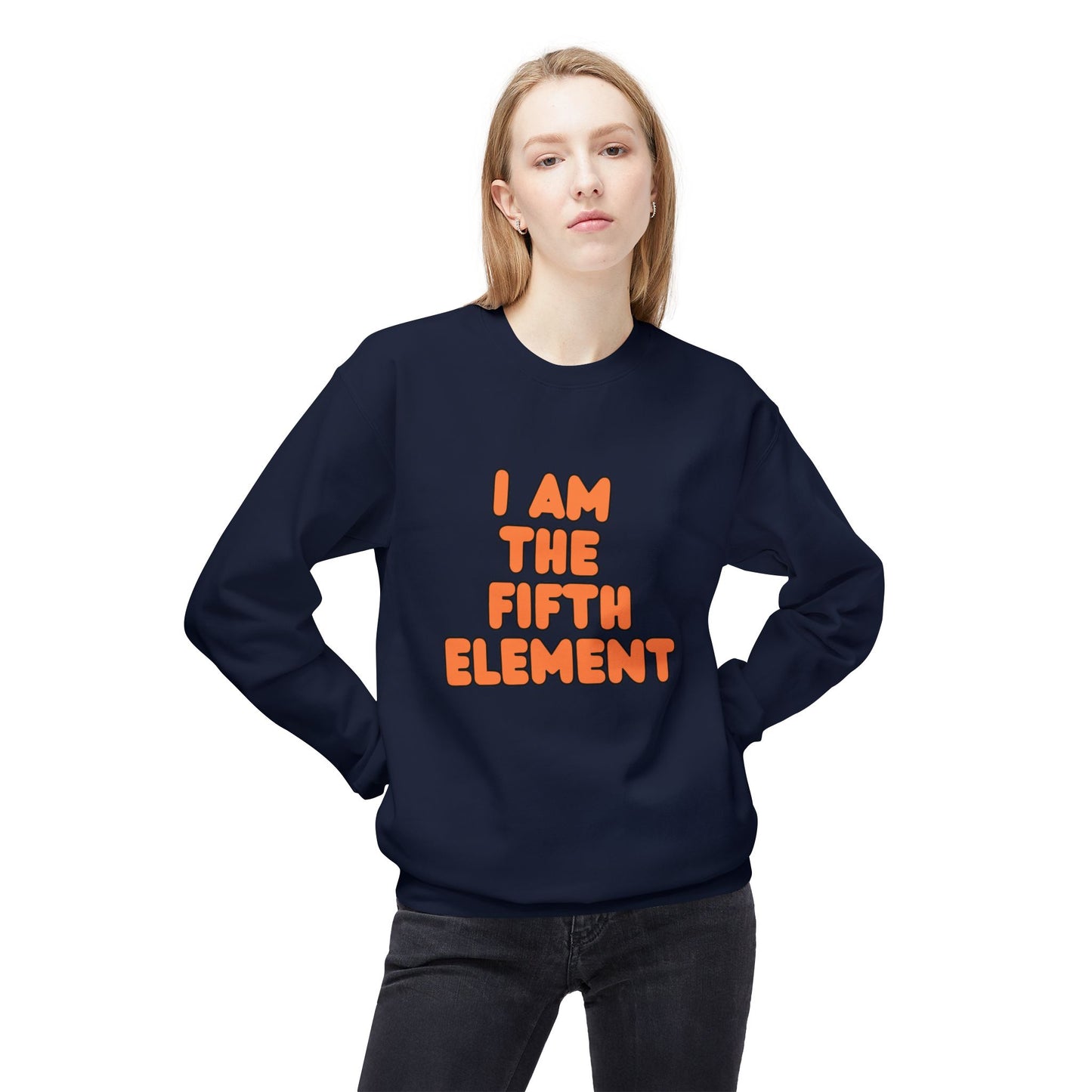 I Am The Fifth Element - Plasma Unisex Midweight Softstyle Fleece Crewneck Sweatshirt