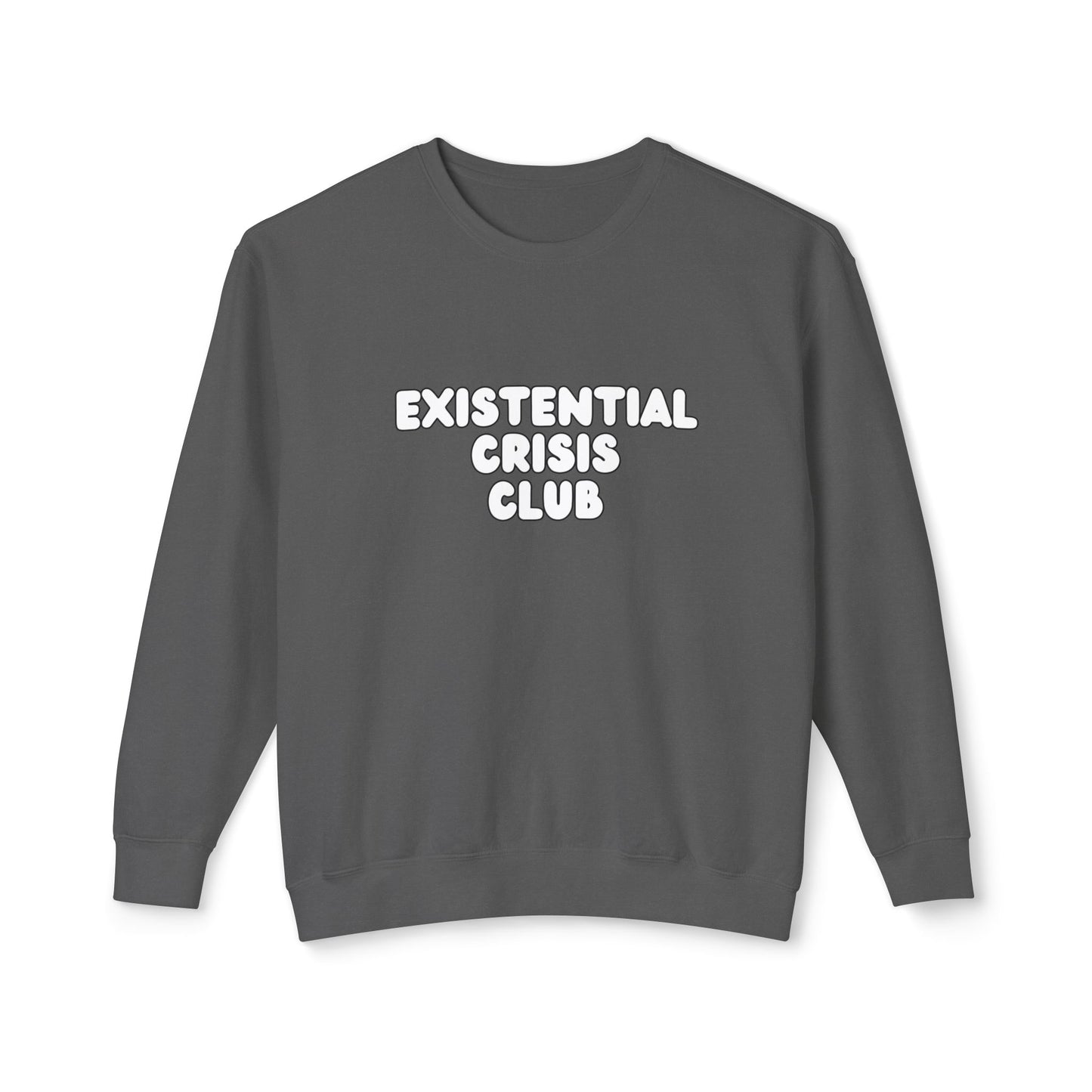 Existential Crisis Club - Unisex Lightweight Crewneck Sweatshirt