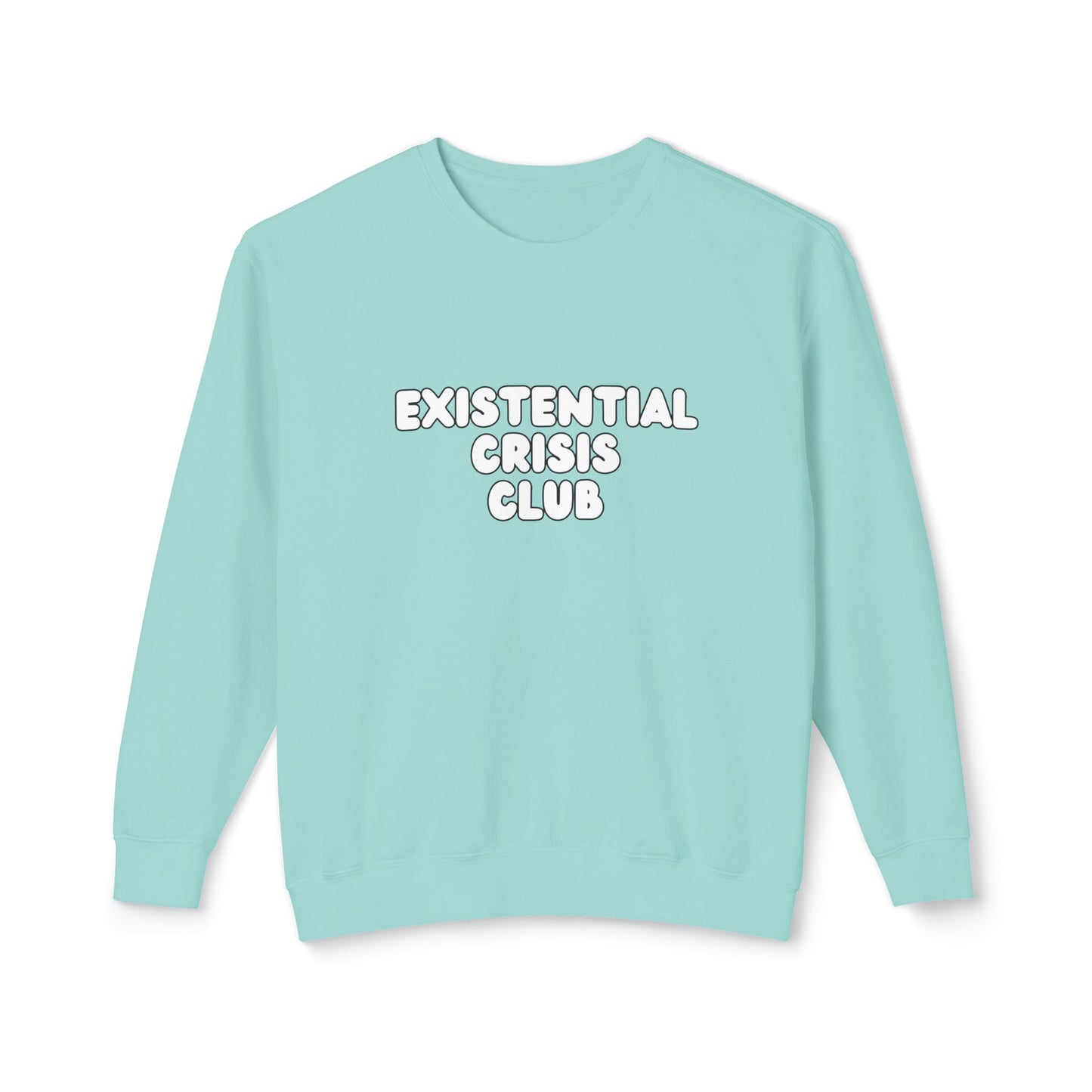 Existential Crisis Club - Unisex Lightweight Crewneck Sweatshirt