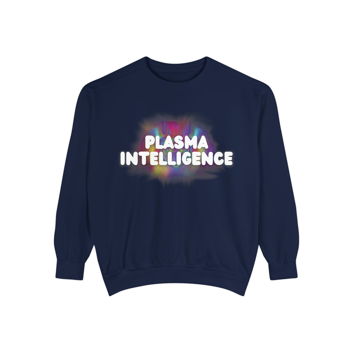 Plasma Intelligence Hoodless Pullover Sweatshirt for Men and Women with Long Sleeves
