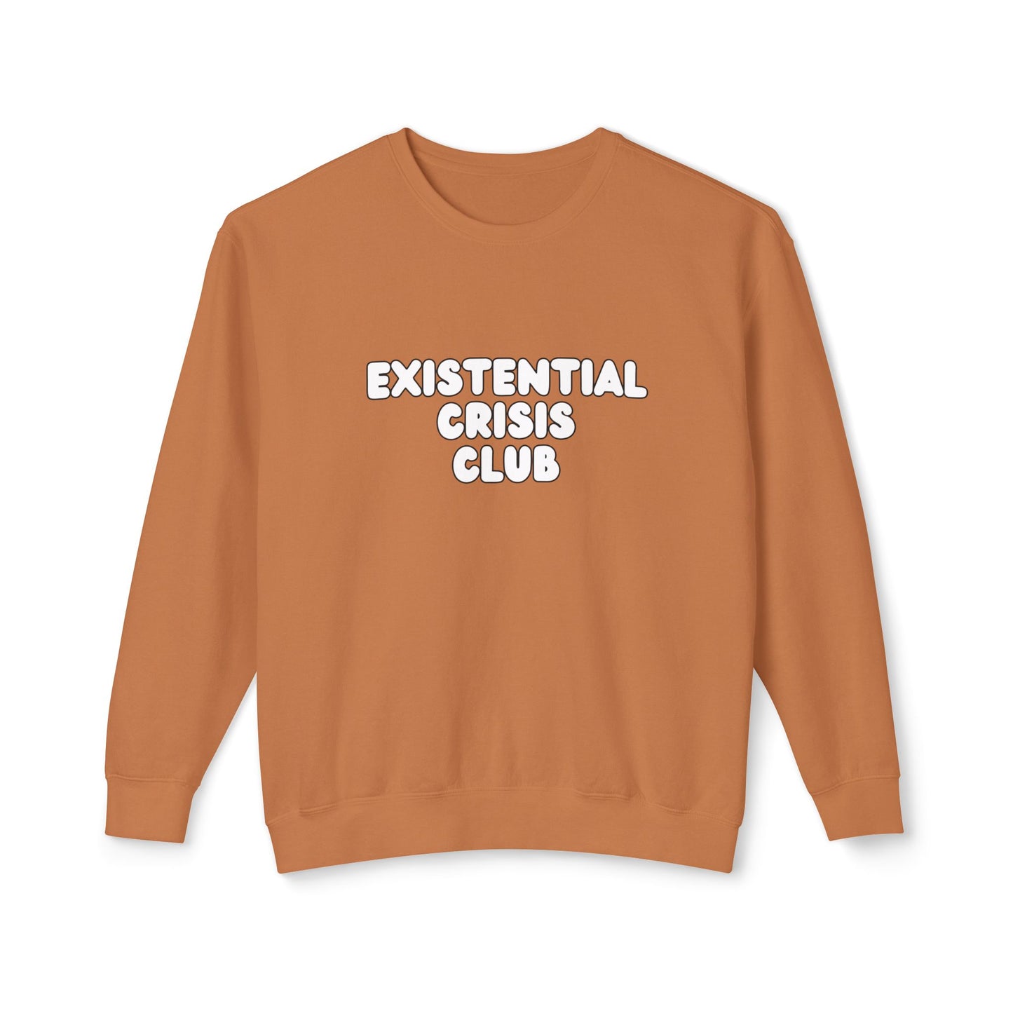 Existential Crisis Club - Unisex Lightweight Crewneck Sweatshirt