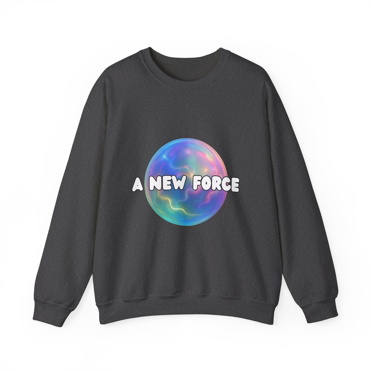 A New Force Crewneck Sweatshirt, Unisex Sweatshirt, Graphic Sweater, Casual Fashion, Comfortable Layering