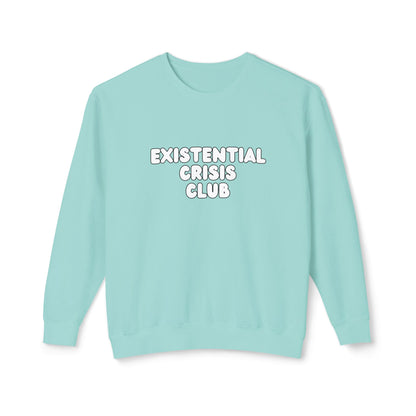 Existential Crisis Club - Unisex Lightweight Crewneck Sweatshirt