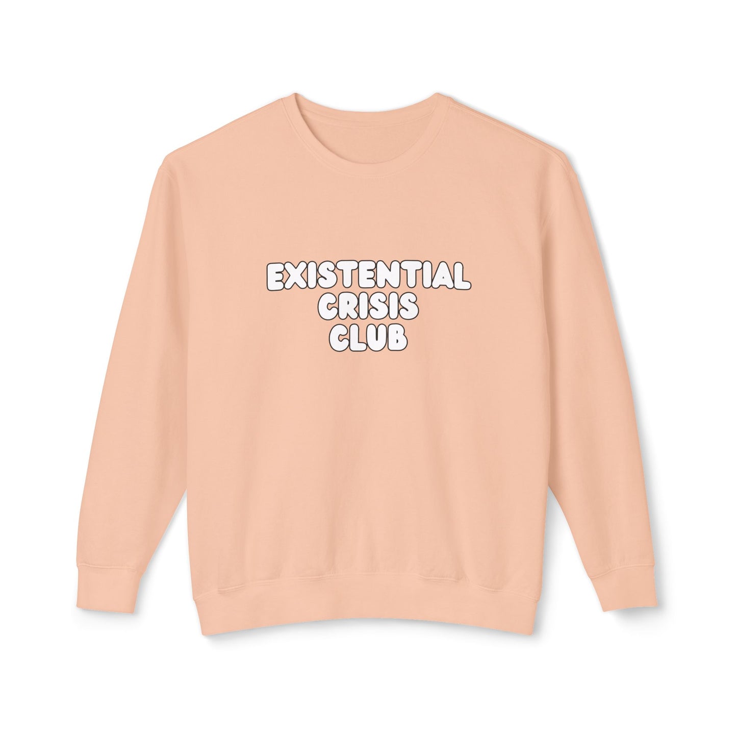 Existential Crisis Club - Unisex Lightweight Crewneck Sweatshirt