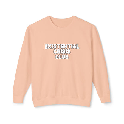 Existential Crisis Club - Unisex Lightweight Crewneck Sweatshirt