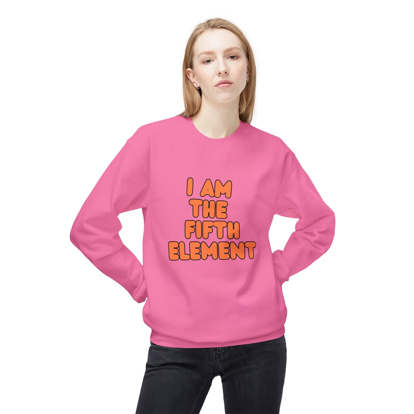 I Am The Fifth Element - Plasma Unisex Midweight Softstyle Fleece Crewneck Sweatshirt